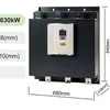 High Quality 380V/690V RS485 Soft Starter 400kw for 3 Phase 545HP Asynchronous Motor Drive Pump