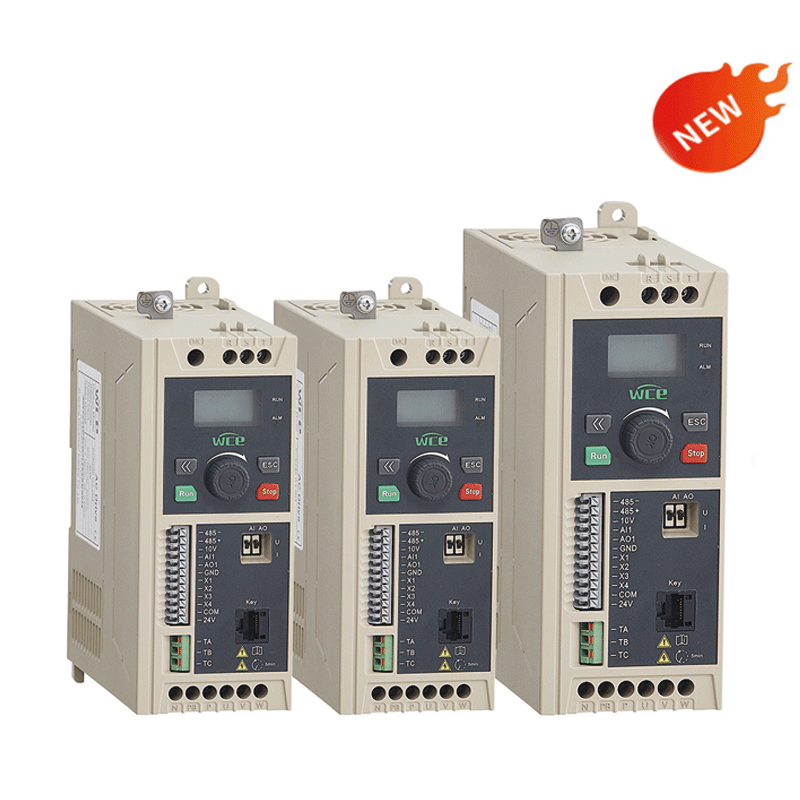 Industrial Grade 3 Phase 220V VFD AC Drive Inverter 0.75KW to 4KW for Motors for Mixer