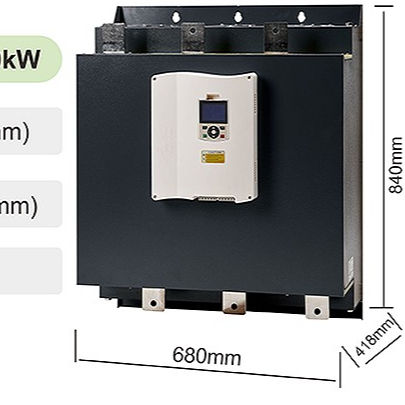 Online 380V Intelligent 400KW 800A AC Drives Motor Soft Starter Control for Pump