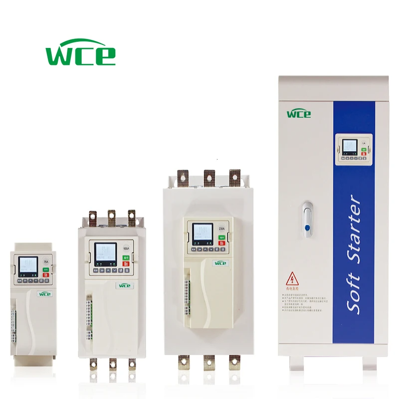 Small Size Light Weight for Three Phase Motor AC Motor Soft Starter 3 Phase 380V 5.5KW to 400KW Online Soft Starter