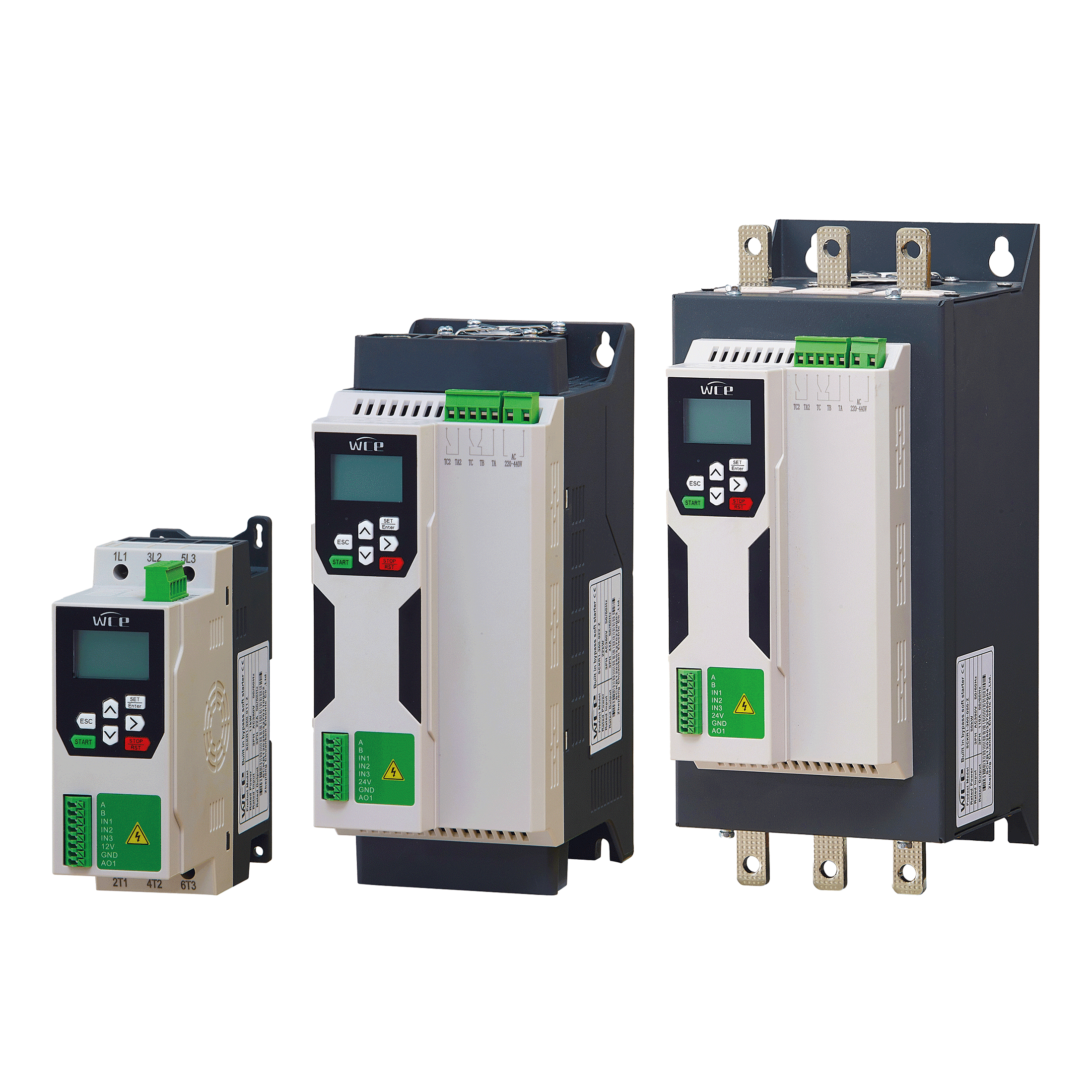 Online 18.5KW to 37KW Ac Motor Starter Soft Starter 380V 440V 50/60Hz Triple Output for Water Pump 3 Phase 220V 380V 440V