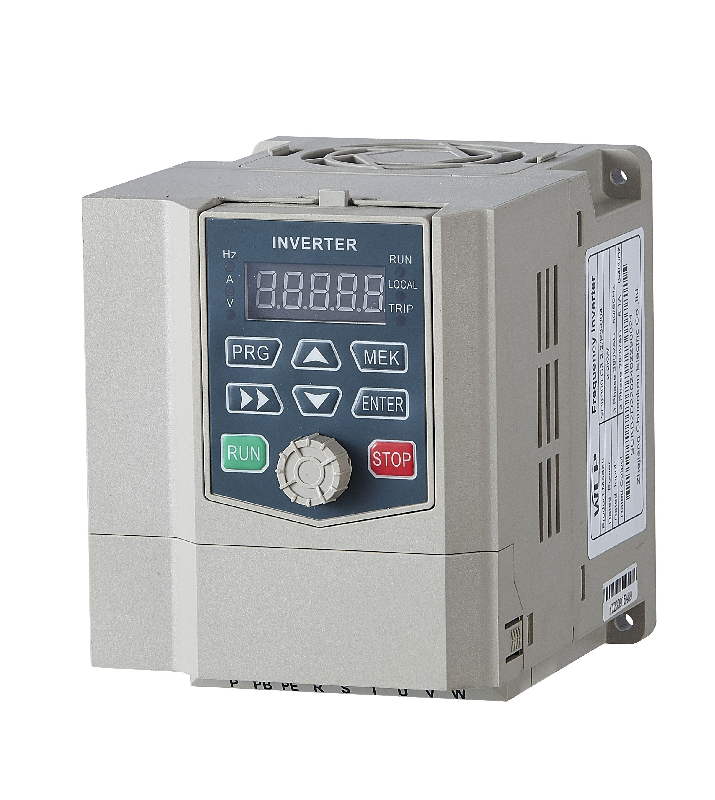 WCE VFD 3 Phase 220V 380V 2.2KW 3HP AC Drive Motor Drive Variable Frequency Drivers for Pump
