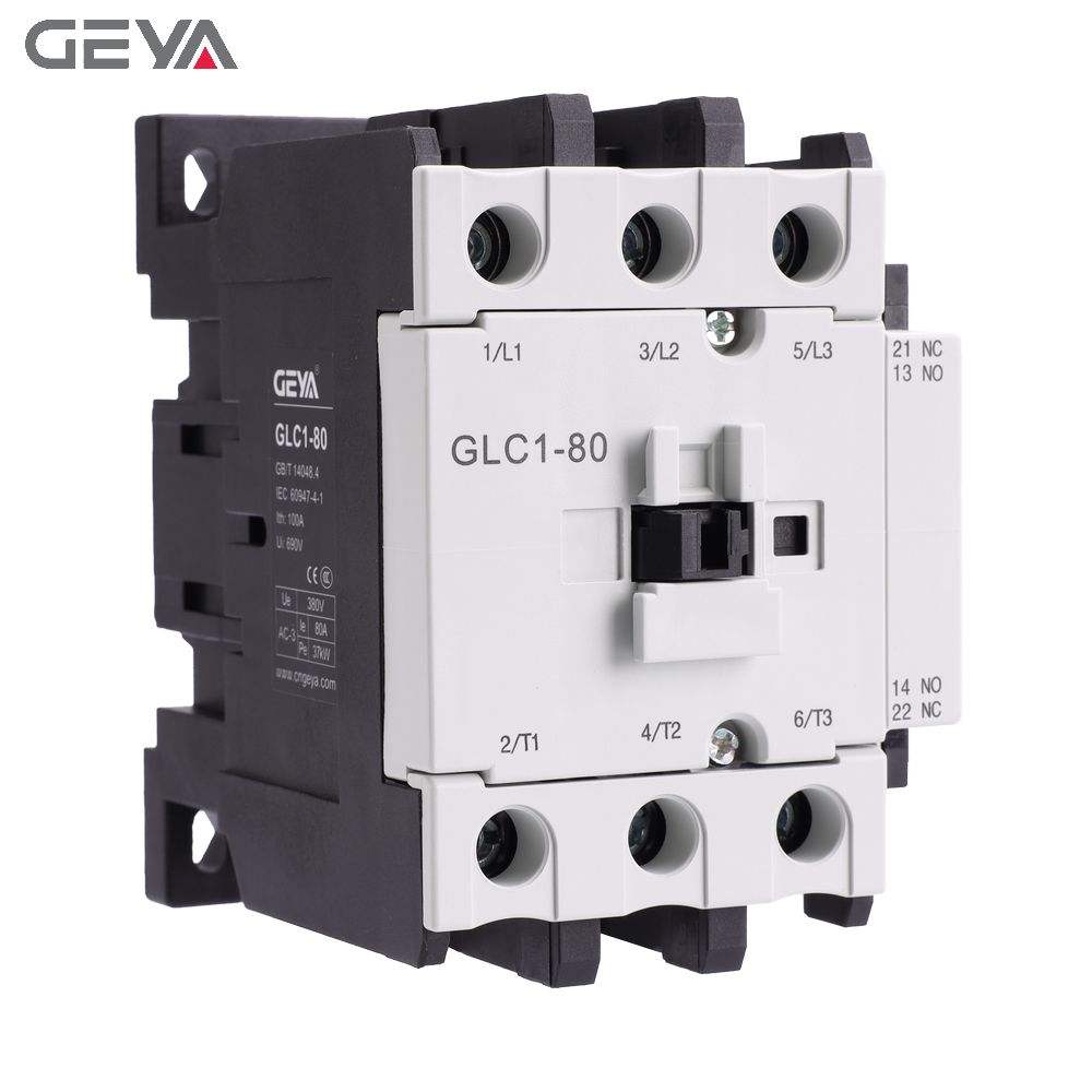 GEYA Best Price GLC1-80 110V 220V 380V 660V 50/60Hz Contactor Magnetic Electrical AC Contactor