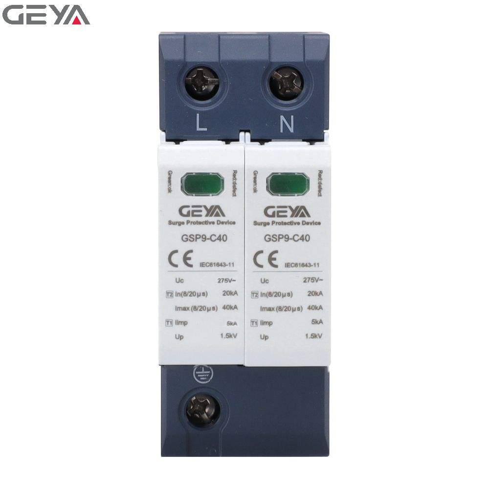 GEYA GSP9-C40 2P 40KA 275V SPD lightning First Surge Protector