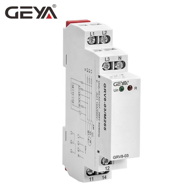 GEYA GRV8-03 M265 3 Phase Supply Control Relays Monitoring Phase Sequence Phase Failure
