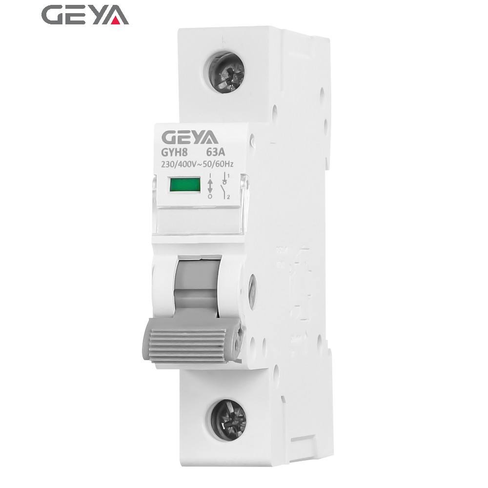 GEYA GYH8 CE CB 230V/400V 32A 40A 50A 63A 1P 2P 3P 4P  Isolating air Isolator Main Switch Cheap air Main Switch Price