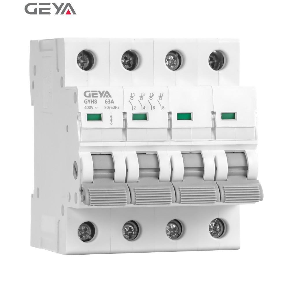 GEYA GYH8 4P 125A Isolator MCB Miniature Circuit Breaker ISOLATED SWITCH