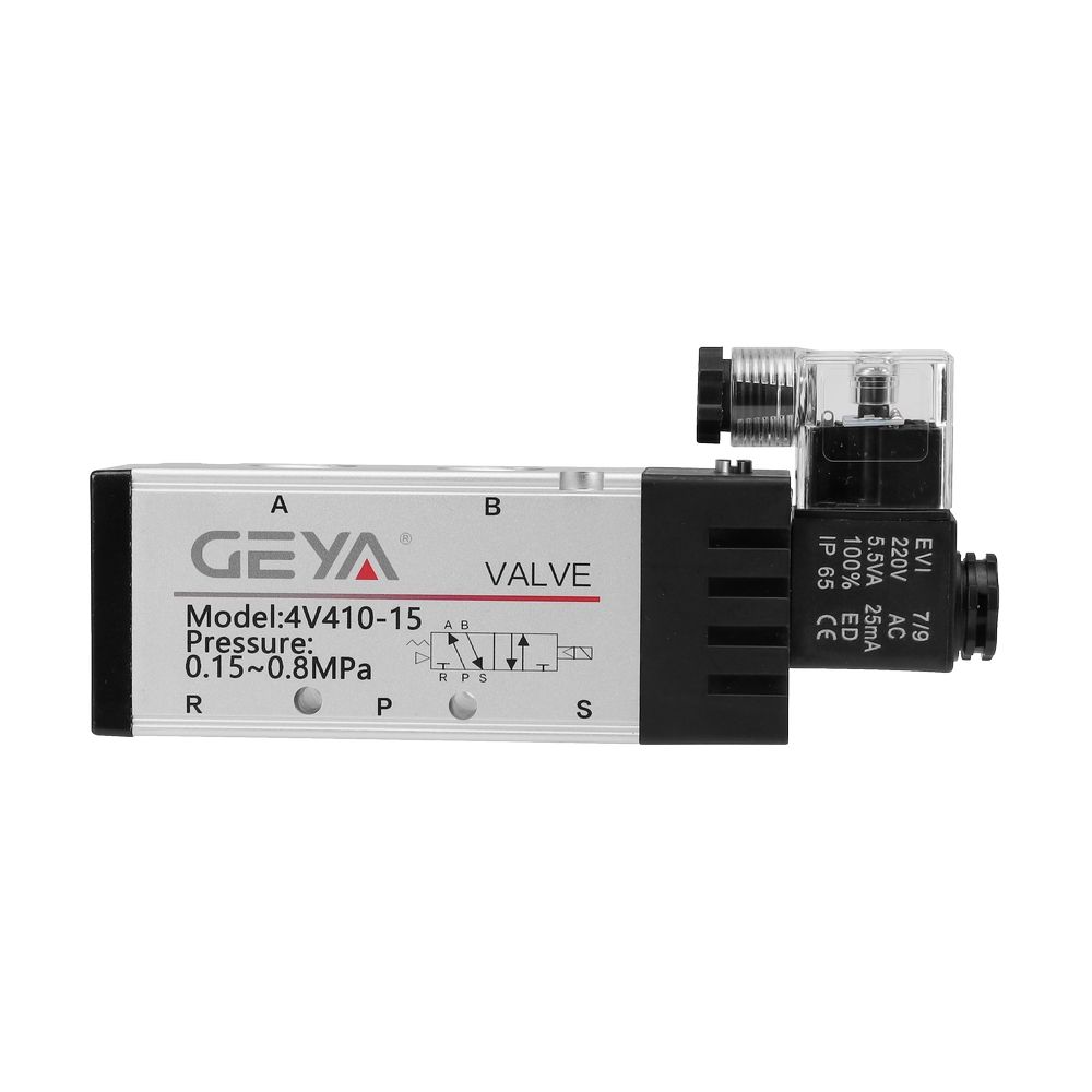 GEYA Pneumatic Solenoid Control Valve 5 Way parker Pneumatic Electric air Solenoid Valve 4v210
