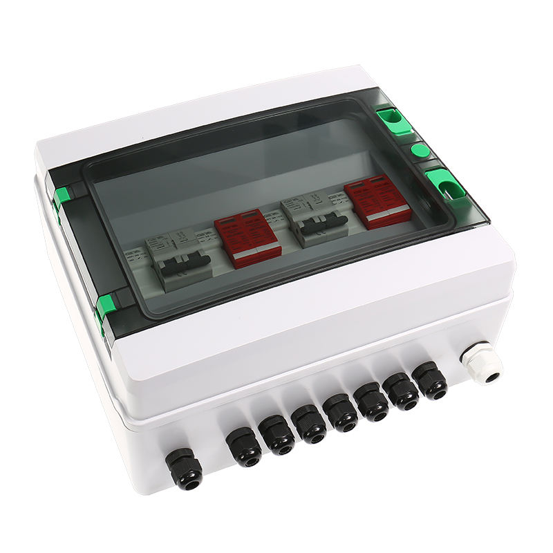 GEYA PVC CE CB ROHS 2 in 1 Out Dc 550V 1000V Solar Manufacture PV Combiner Junction Box for 2 String Solar Panel Made in China