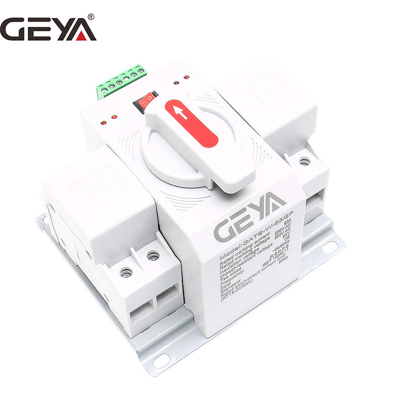 GEYA MCB Hot Products Top 20 Generator Type Dual Power Automatic Transfer Switch AC Changeover Switches