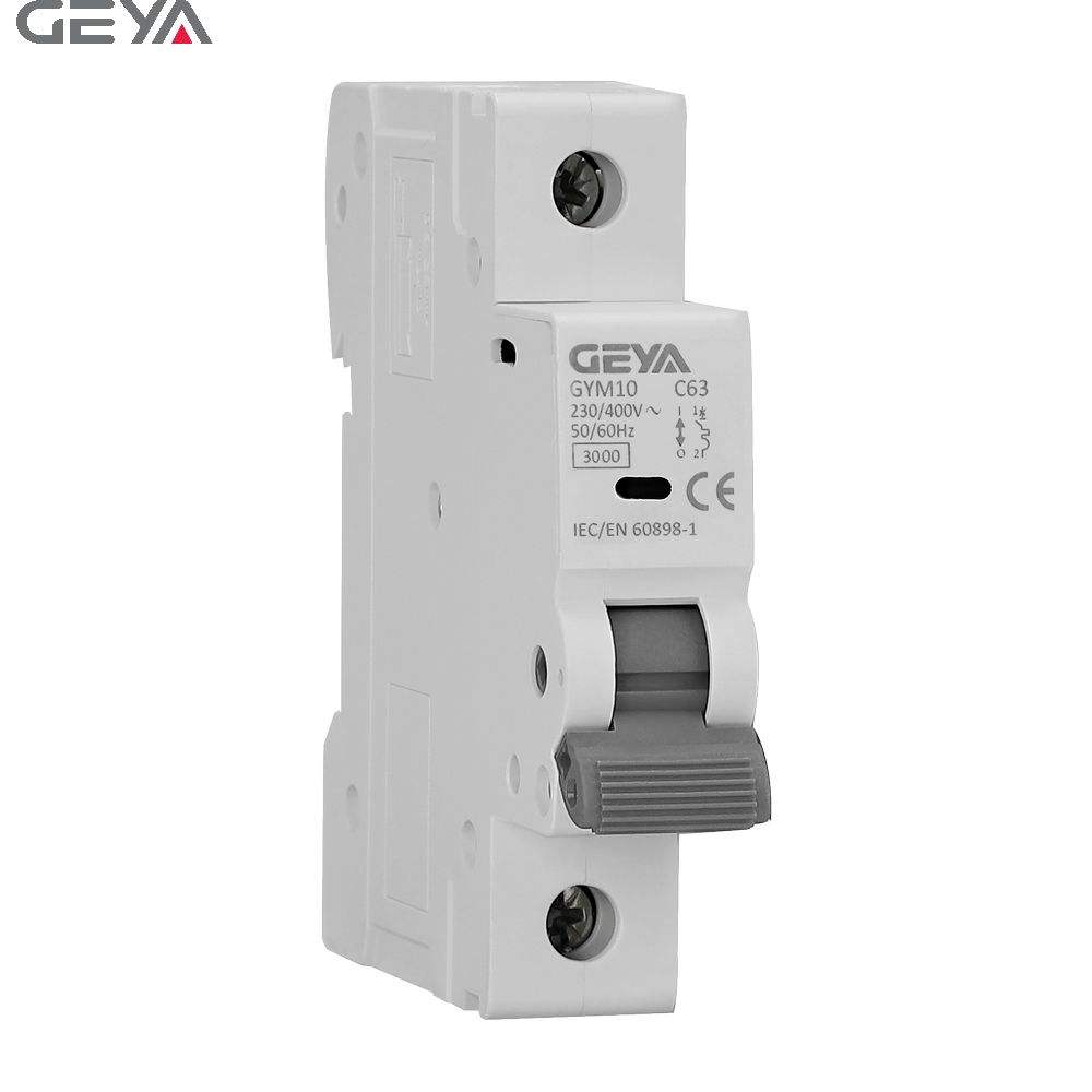 GEYA GYM10H-1P-25A 3kA 1 Pole High Quality Miniature Circuit Breakers Mcb B C D Type