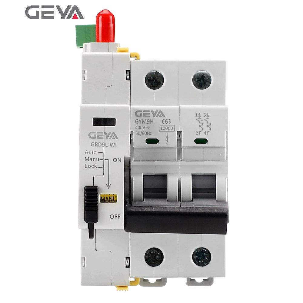 GEYA NEW GRD9L-WI+GYM9H 3P 63A Wifi Mcb 3p 3p n C63 Tuya Smart Wifi Breaker Smart Wifi Mcb Circuit Tuya Breaker Tuya App
