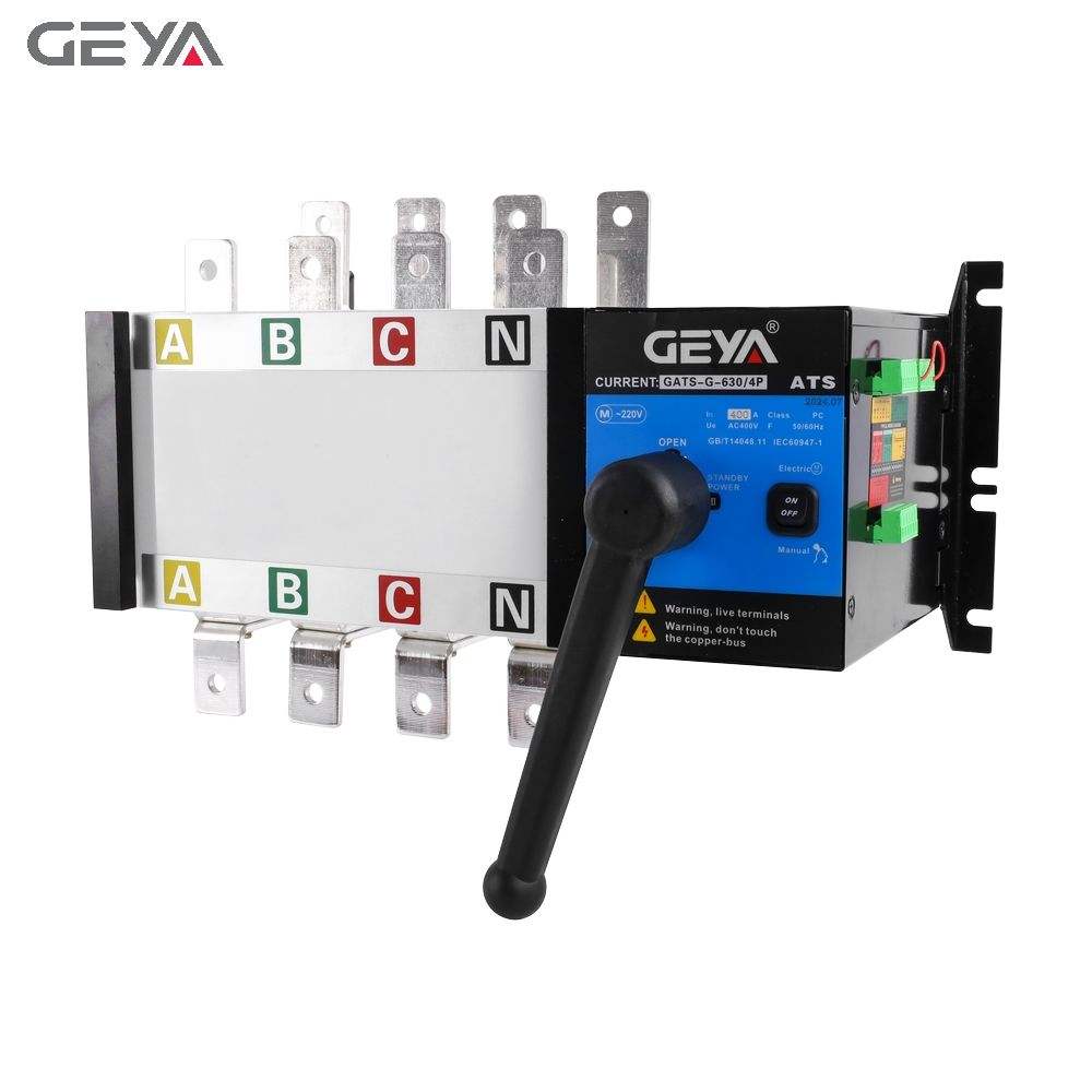 GEYA 3200A ATS 4P 3 Phase Automatic Transfer Switch for Generator 63A PC Class Home Use 160A 4 Pole Automatic Changeover Switch