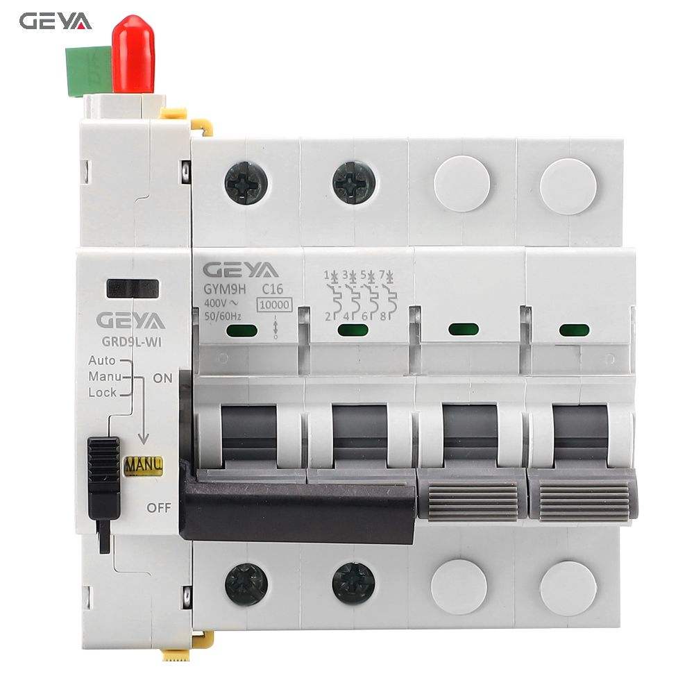GEYA NEW GRD9L-WI+GYM9H 4P 63A Wifi Smart Mcb  1p Circuit Breaker Smart Wifi Mcb Circuit Breaker Tuya App Tuya Smart Mcb