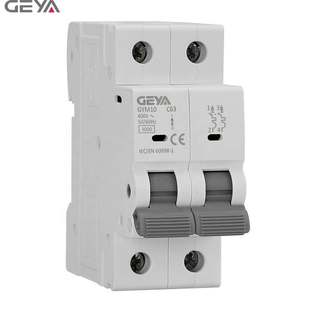 GEYA High Quality Mini Breaker 20 Amp Mcb Circuit Breaker 1-63A  AC Type Low Voltage Din Rail Macb