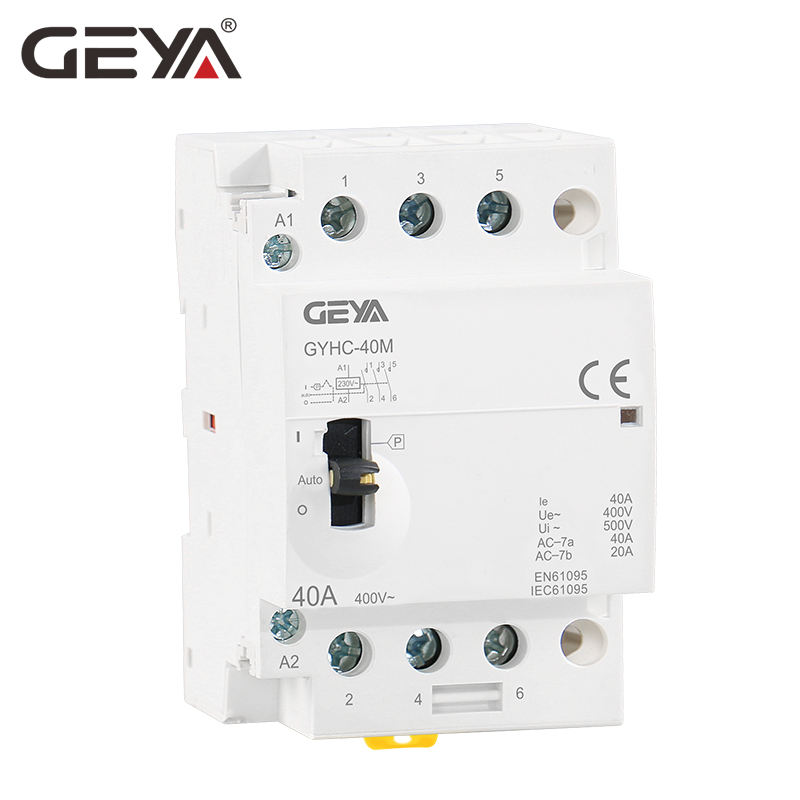 GEYA CE/CB Approved 40A 3P GYHC Domestic Circuit Control Three Phase Contactor 63A 3NO