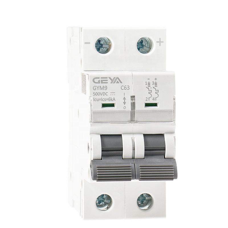 GEYA Electric C16 Dc Mcb Remote Mccb Circuit Breakers 63a