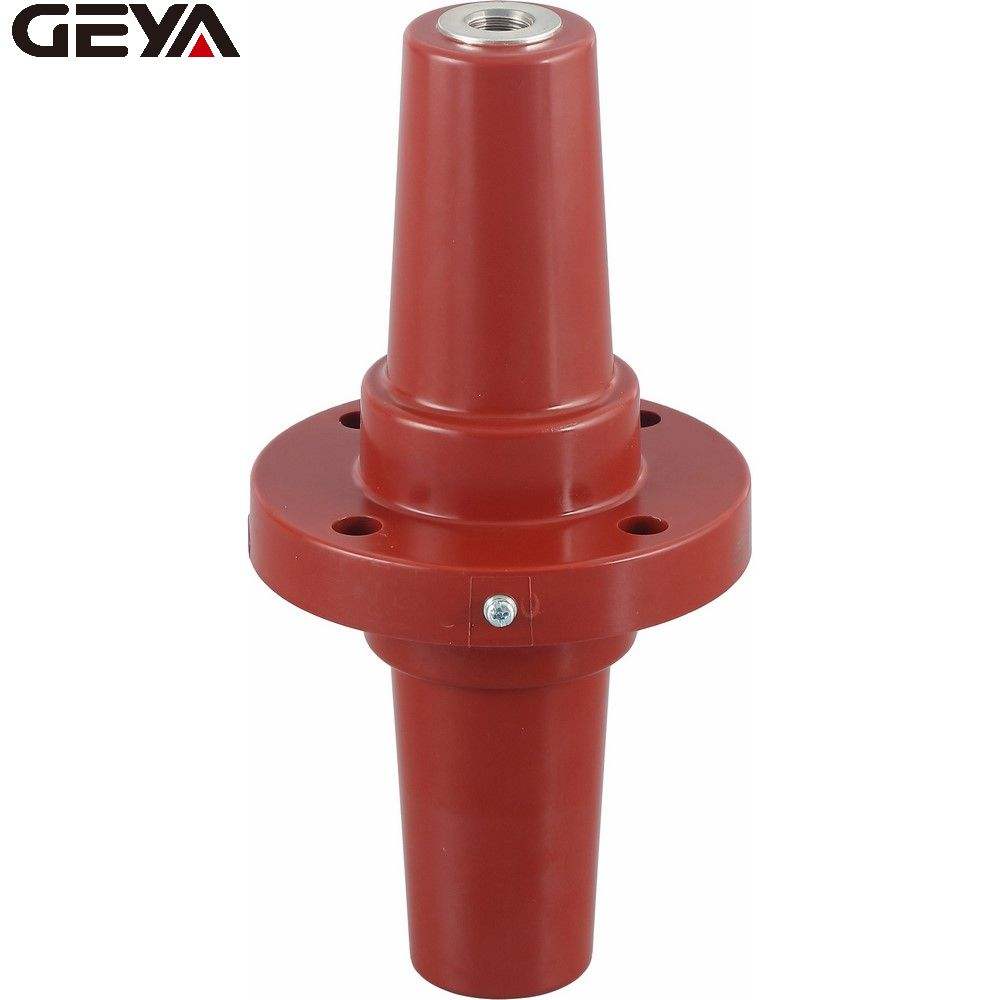 GEYA European Type Butt Bushing Insulator 254/12KV/630A Round Connecting Bushing High Voltage Two Way Bushing Cable Connector