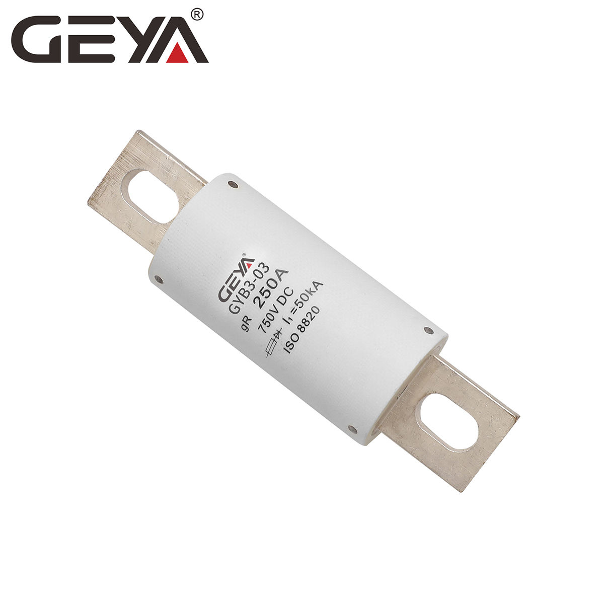 GEYA GYB3-03 250A AC DC 1000V 175-500A EV Cylindrical Fuse Energy Vehicle Protection Fuse Car Fuse PV Fusible Electric