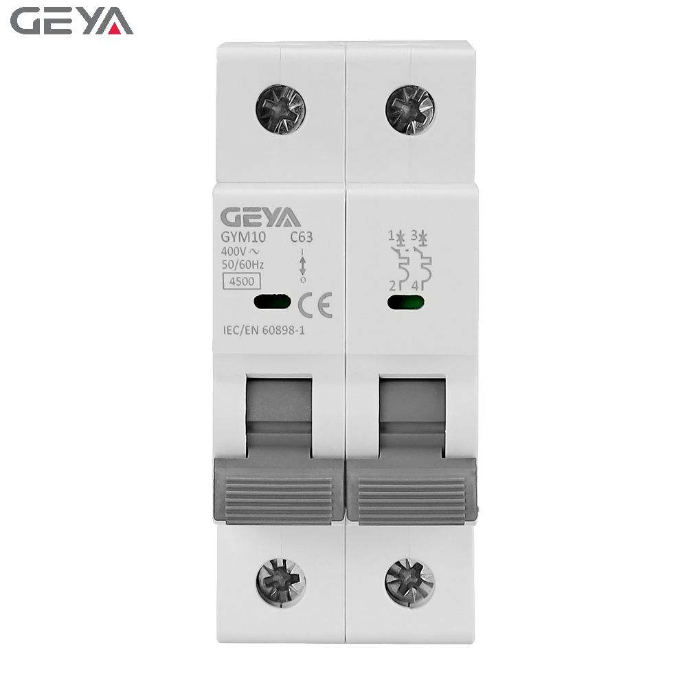 GEYA Newest MCB GYM10 3P 63A 6KA 50/60 Hz Modular Din Rail Miniature Circuit Breaker with CE