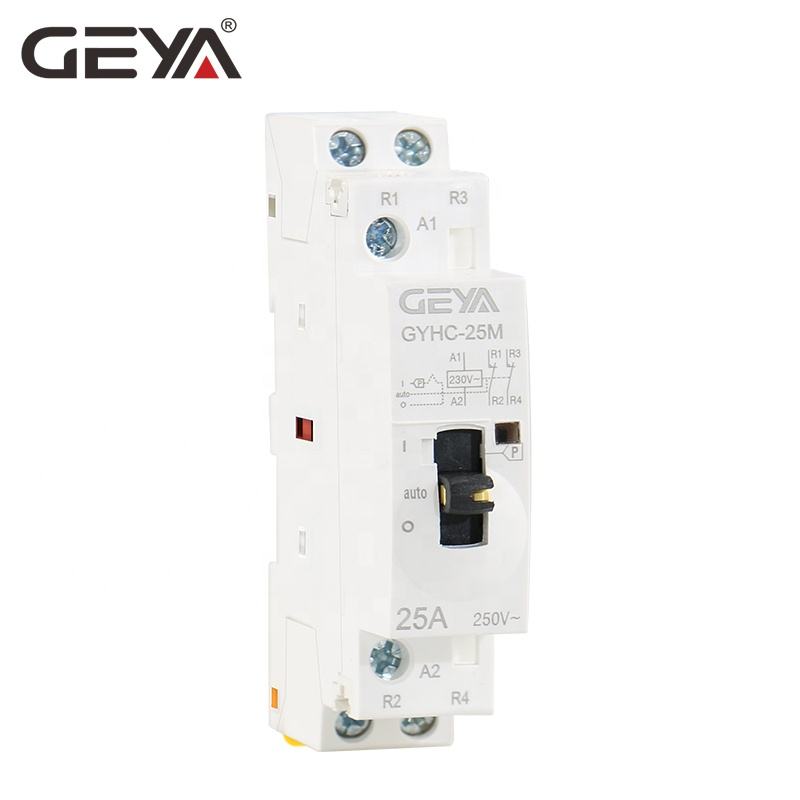 GEYA  GYHC Electrical Supply 2P 2NO 16A 20A 25A Manual Contactor Telemecanique House or Industrial Use Contactors