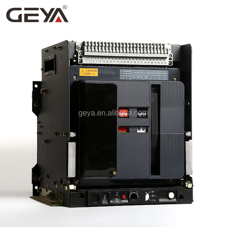 GEYA GYW1 Drawer Fixed Type 4000 Amp Air Circuit Breaker ACB 1600A DW45 Safety Breaker