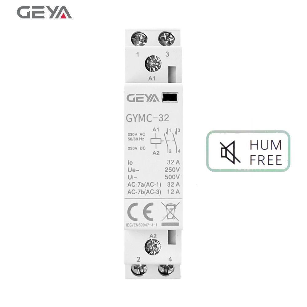 GEYA Charging Station MUTE Silent Contactor Modular Ac Contactor 230v Contactor