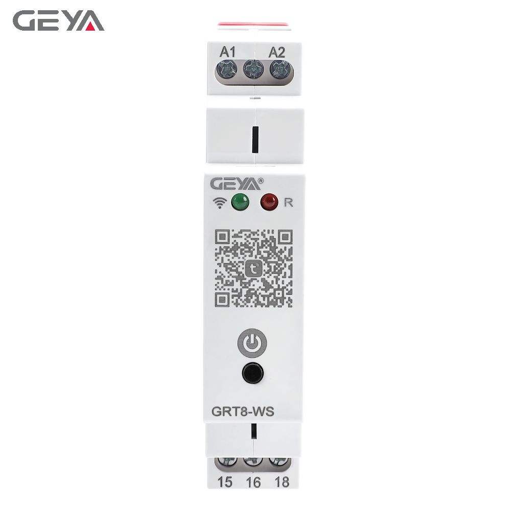 GEYA GRT8-WS WIFl Time-control Relay AC/DC110V-240V Tuya Smart Adjustable Timer Relay