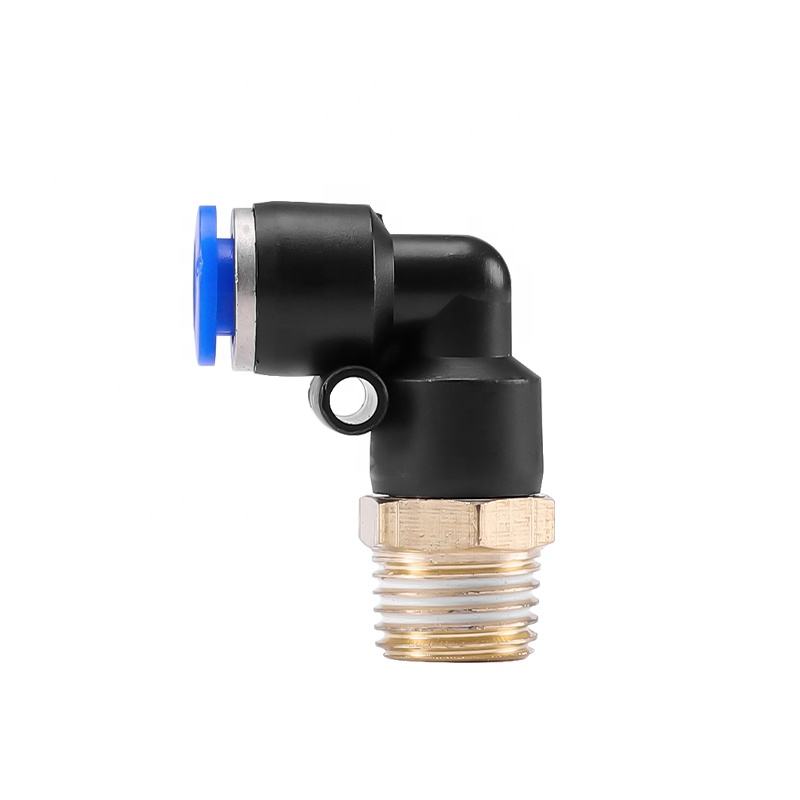 GEYA PL Pneumatic Fitting Elbow Fitting Push to Connector Air Hose Plastic Quick Connect Fitting