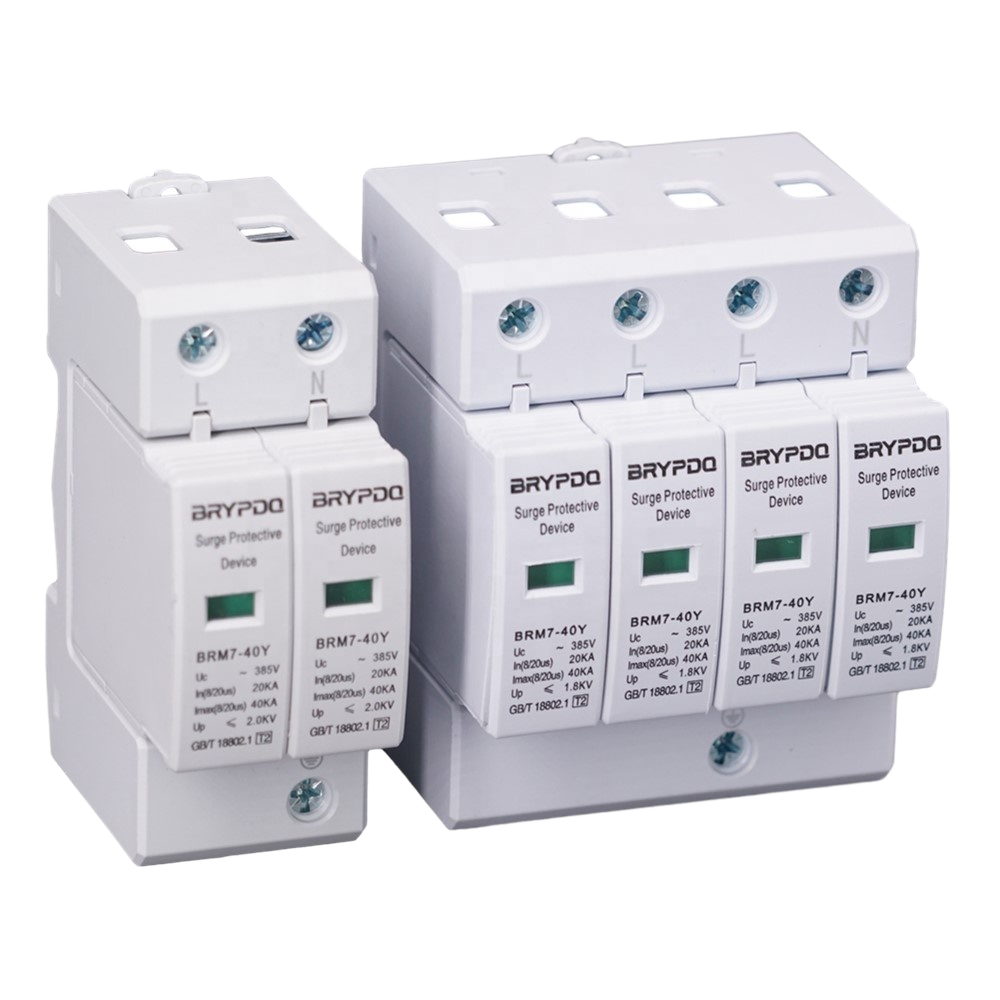GEYA GSP9-C40PV 40KA PV 2P 600V-1500V DC Surge Protector Device Thunder Protector lightning Surge Protective spd