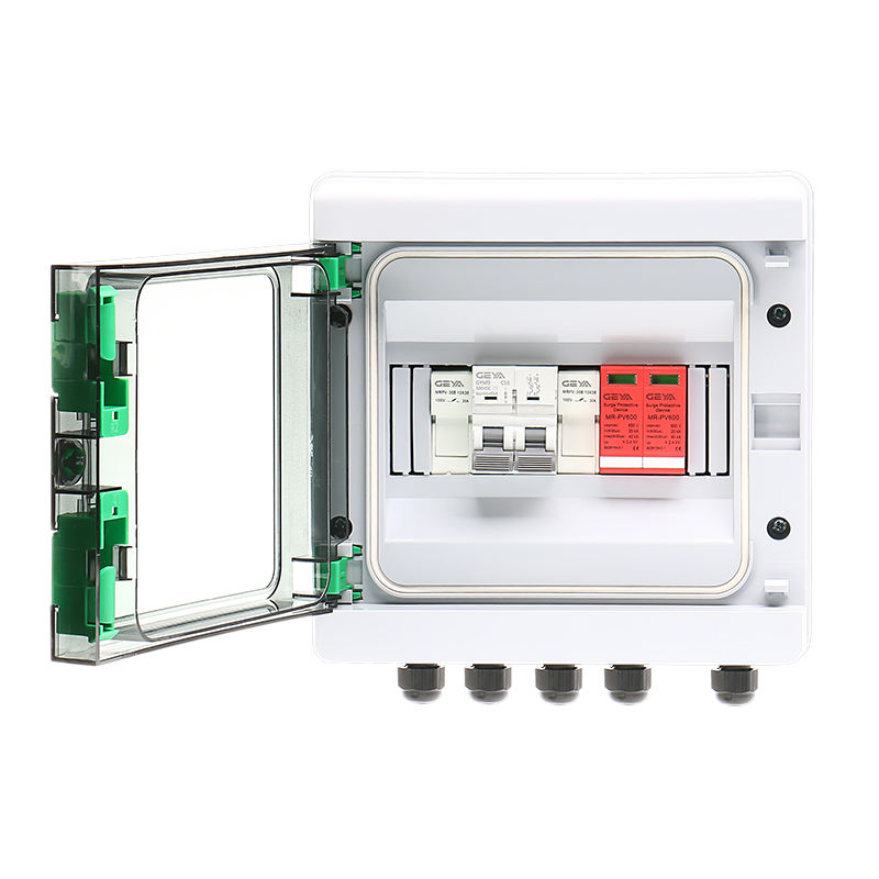 GEYA CE CB ROHS 1 in 1 Out Dc 550V 1000v Solar Pv Array Combiner Box 1 String for Solar System