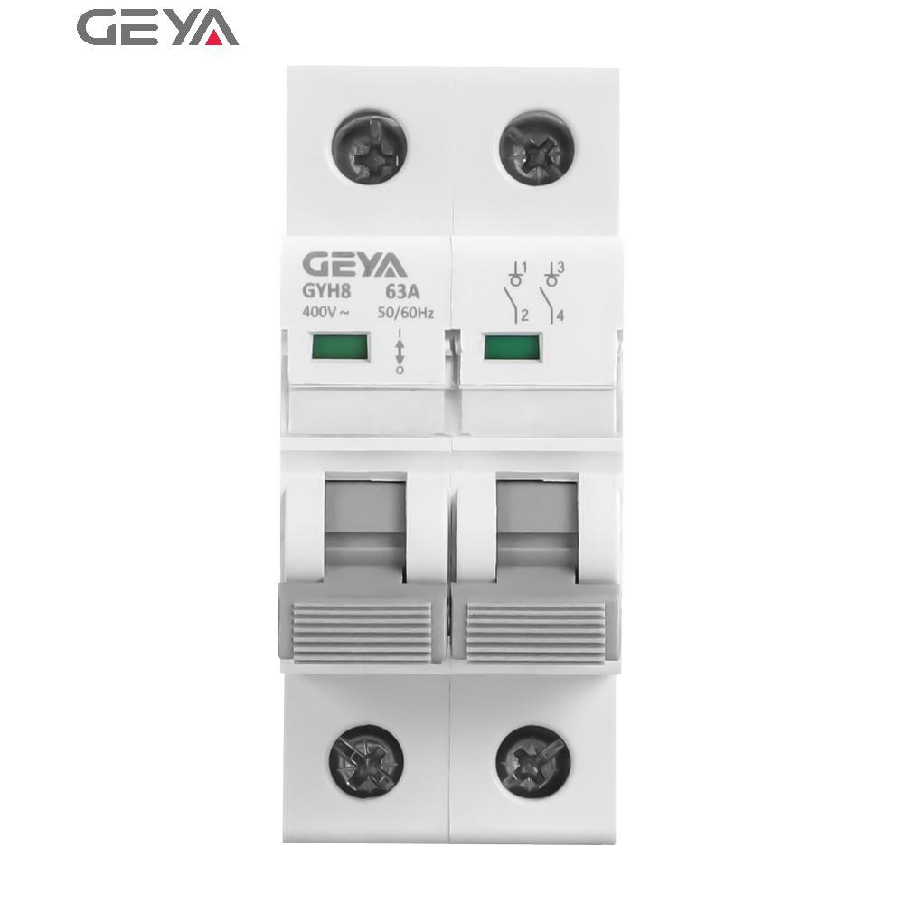 GEYA  TOP 10 Isolator Main Switch Factory Manufacturers Suppliers CE CB 230V/400V 32A 40A 50A 63A air Isolator Main Switch Price