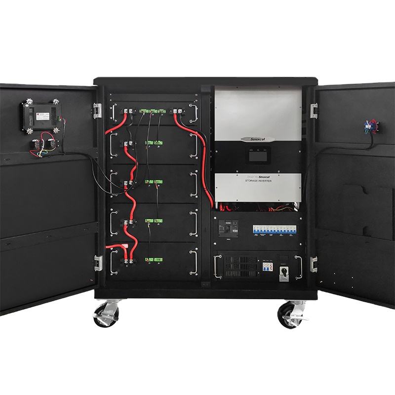 GEYA 51.2V 100AH Power Station Hybrid Inverters Solar Energy Storage System All in One for Home Use Storage Backup