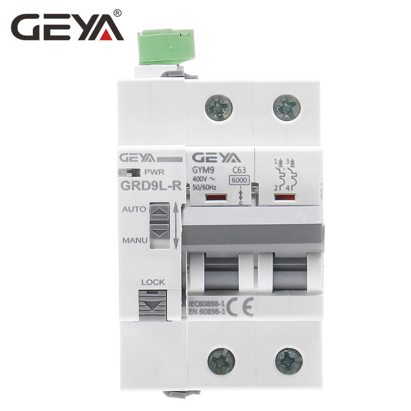 GEYA New Product Automatic Circuit Reclosers 10KA MCB Automatic Recloser DC12V RS485 Control Mode