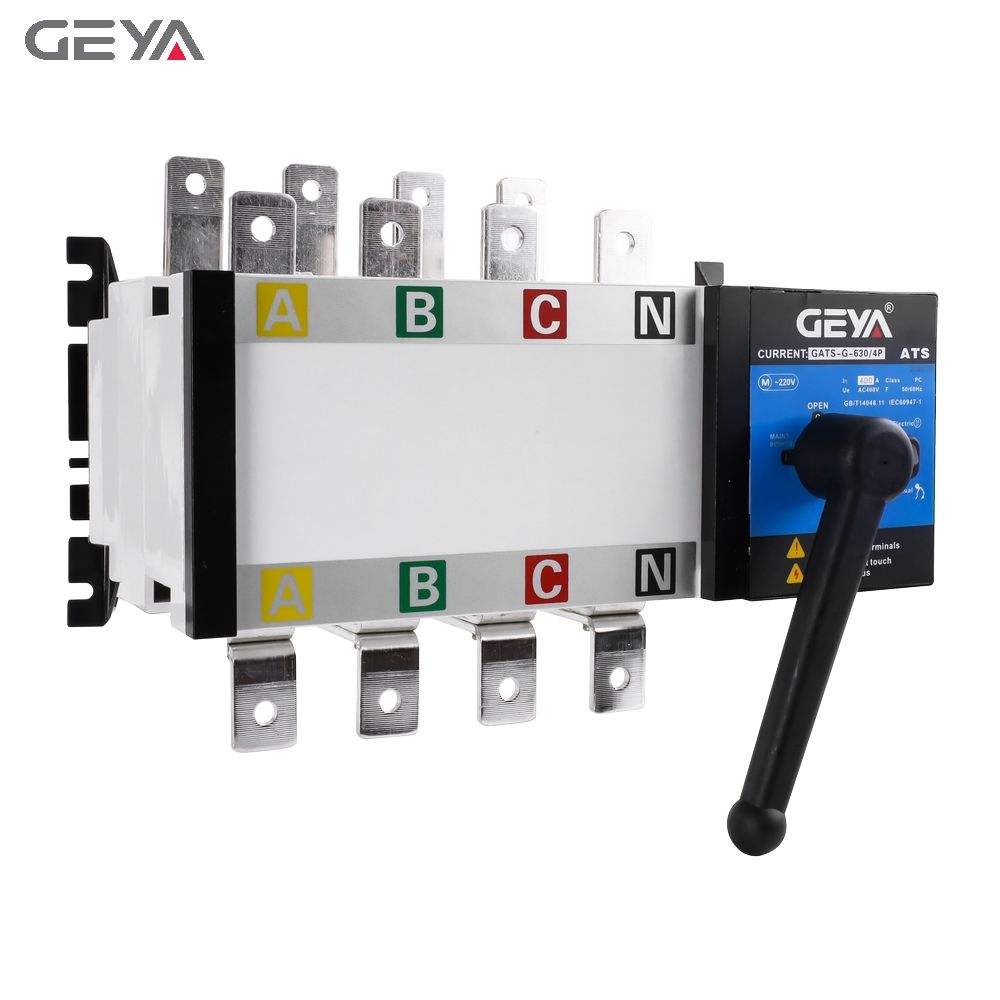 GEYA Top 10 Suppliers Dual Power  200 Amp Manual Automatic Transfer Switch Ac Changeover Switches
