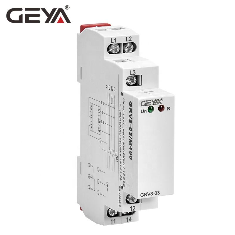 GEYA GRV8-03 M460 Three-phase Voltage Monitoring Phase Sequence and Failure Protection Relay