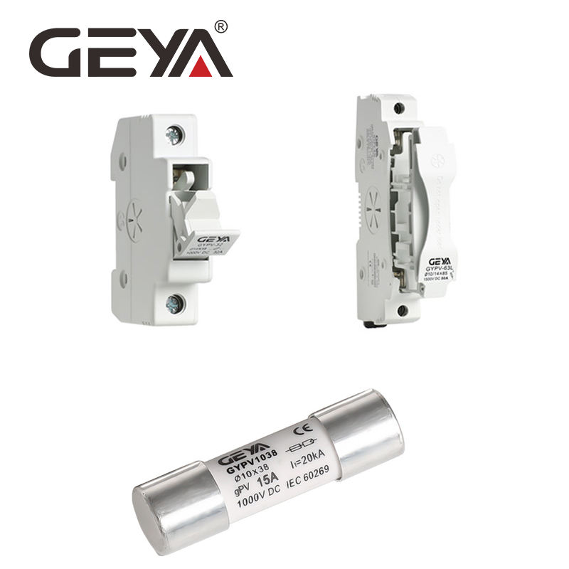 GEYA GYPV-1038	1A 2A 3A 4A 5A 6A 8A 10A 12A 15A 16A 20A 25A 30A 32A Manufacturer 10x38 Solar Pv Fuse Pv Inline Holder Dc 1000v