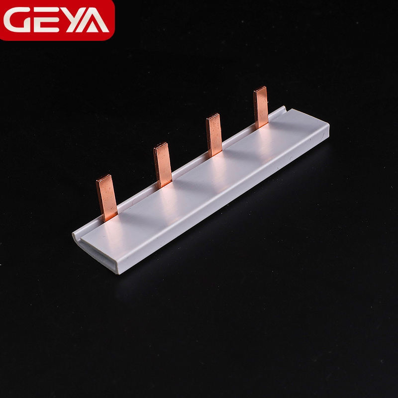 GEYA 1p 63A Hot Sale Busbar Price of Electric Comb Tembaga Copper Pn Type Dpn Busbar PIN-1P-12 63A 230-415V Busbar