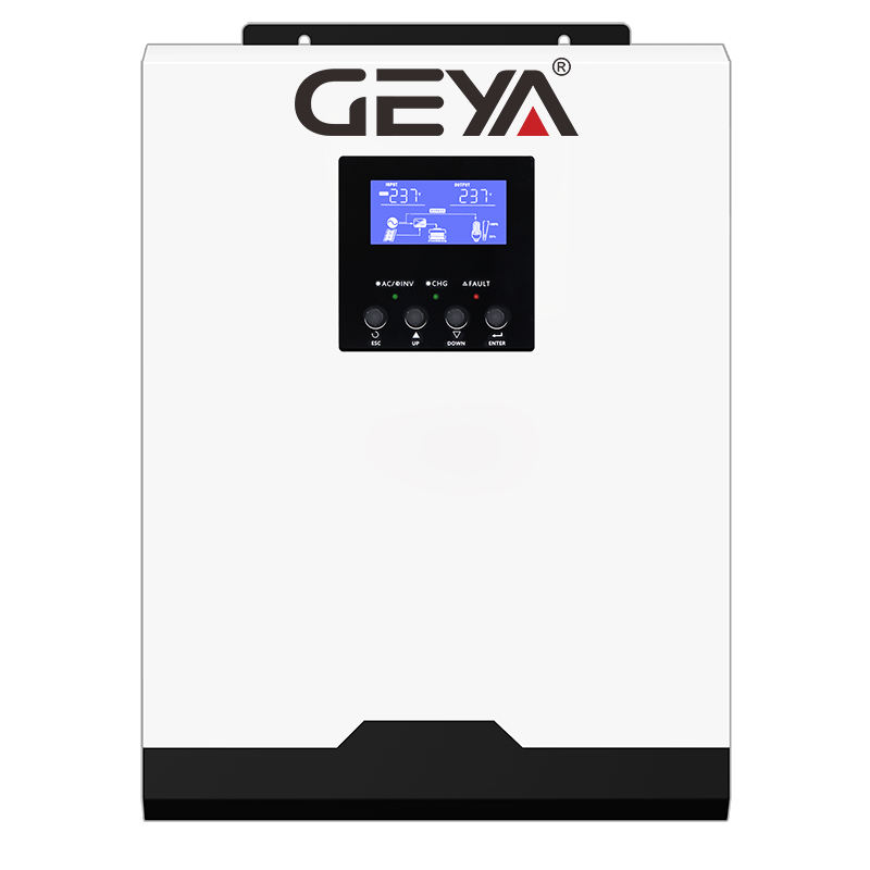 GEYA 90-280 VAC 170-280 VAC Home Use Solar Inverter 3kva 230v Hybrid Solar Inverter Hybrid Solar Inverter for Solar System