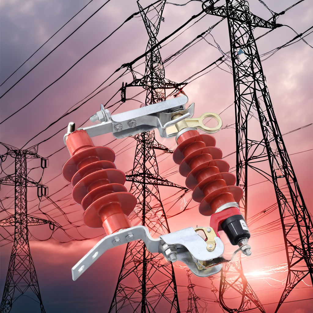 HY5WS-10 10KV Outdoor Detachable Zinc Oxide Lightning Arrester High Voltage Power Distribution Electrical Equipment Polymer